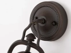 LED Außenwandleuchte in antiker Laternenoptik, Höhe 42,5cm