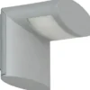LED Außenwandleuchte IP54, Aluminium grau, inkl. SMD-LED 3W / 210 Lumen