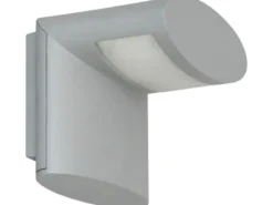LED Außenwandleuchte IP54, Aluminium grau, inkl. SMD-LED 3W / 210 Lumen