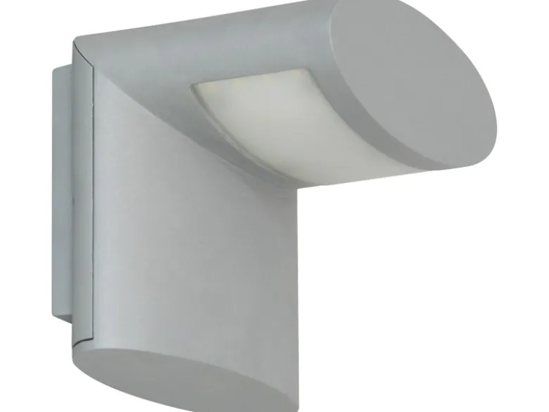 LED Außenwandleuchte IP54, Aluminium grau, inkl. SMD-LED 3W / 210 Lumen