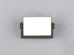 LED Außenwandleuchte KANSAS ALU in Anthrazit mit Bewegungsmelder, Breite 20cm