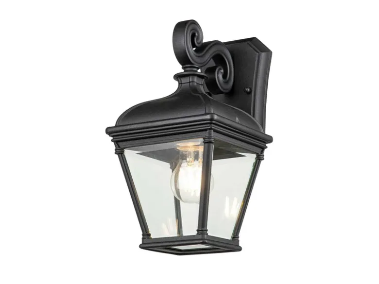 LED Außenwandleuchte Landhausstil Hängelaterne, Höhe 33,5cm