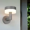 LED Außenwandleuchte MACKENZIE aus Aluminium in Anthrazit, H: 22cm