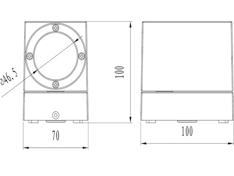 LED Außenwandleuchten Anthrazit, 320° schwenkbar - 2er Set Außenbeleuchtung Haus