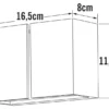 LED Außenwandleuchte PAVIA aus ALU in Anthrazit Up and Down, IP54 ,11,5cm hoch
