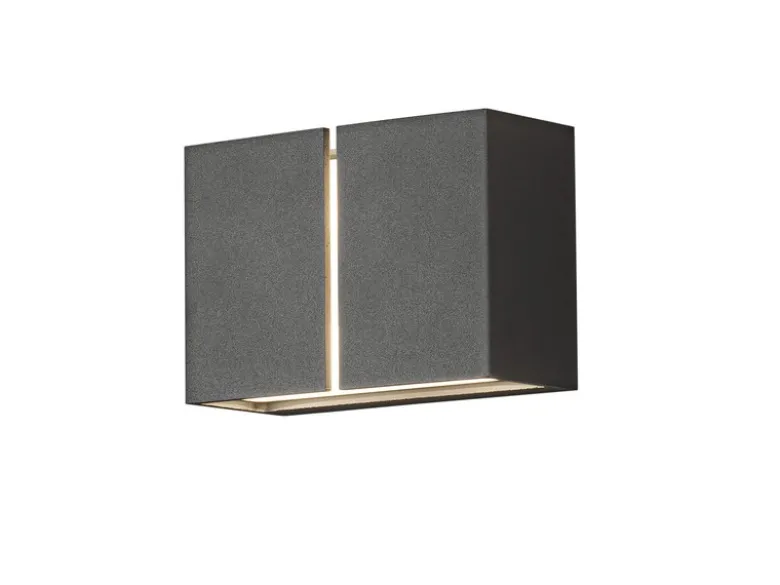 LED Außenwandleuchte PAVIA aus ALU in Anthrazit Up and Down, IP54 ,11,5cm hoch