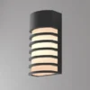 LED Außenwandleuchte Retro Design ALU Schwarz, IP54, 24x13cm