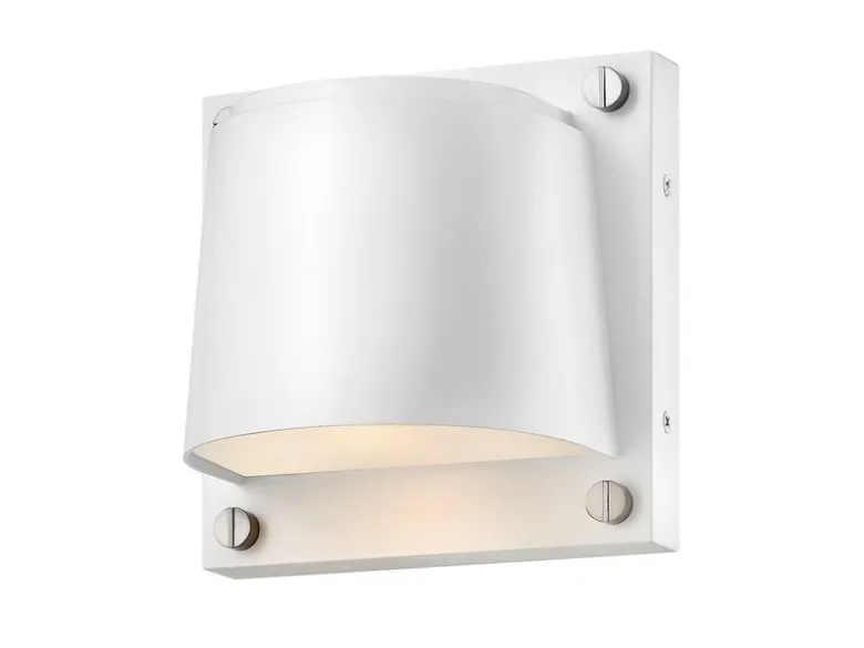 LED Außenwandleuchte SCOUT Downlight Weiß, Höhe 16,5cm