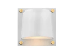 LED Außenwandleuchte SCOUT Downlight Weiß, Höhe 16,5cm