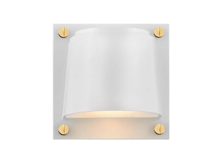 LED Außenwandleuchte SCOUT Downlight Weiß, Höhe 16,5cm