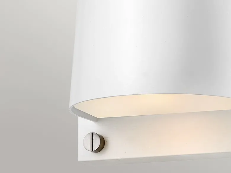 LED Außenwandleuchte SCOUT Downlight Weiß, Höhe 16,5cm