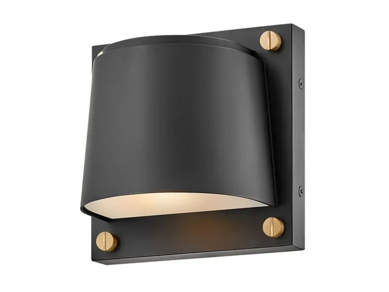 LED Außenwandleuchte SCOUT Downlight Schwarz, Höhe 16,5cm