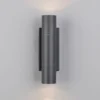 LED Außenwandleuchte Up and Down Anthrazit, Höhe 23cm