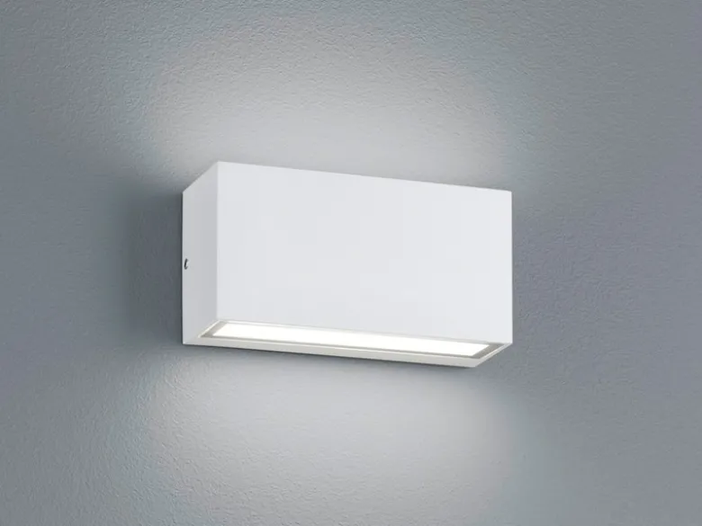 LED Außenwandleuchte Up- & Down Light TRENT in Weiß matt