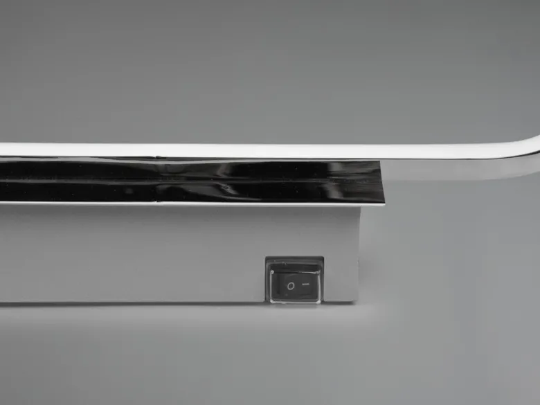 LED Badezimmer Wandleuchte GIANNI in Chrom - Spiegelleuchte, Breite 40cm