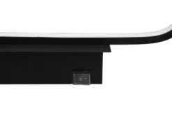 LED Badezimmer Wandleuchte GIANNI in Schwarz - Spiegelleuchte, Breite 60cm
