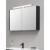 LED Badezimmer Wandleuchte LINO in Chrom - Spiegelleuchte, Breite 40cm