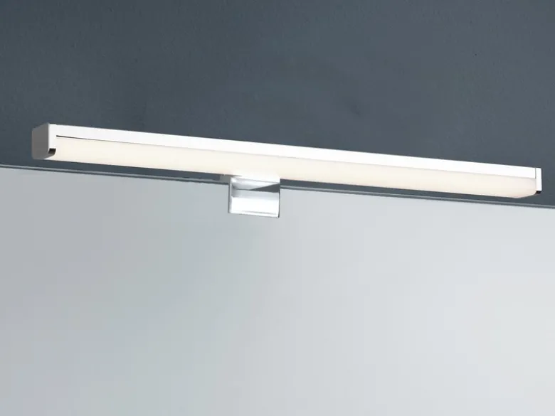 LED Badezimmer Wandleuchte LINO in Chrom - Spiegelleuchte, Breite 40cm
