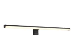 LED Badezimmer Wandleuchte LINO in Schwarz - Spiegelleuchte, Breite 60cm