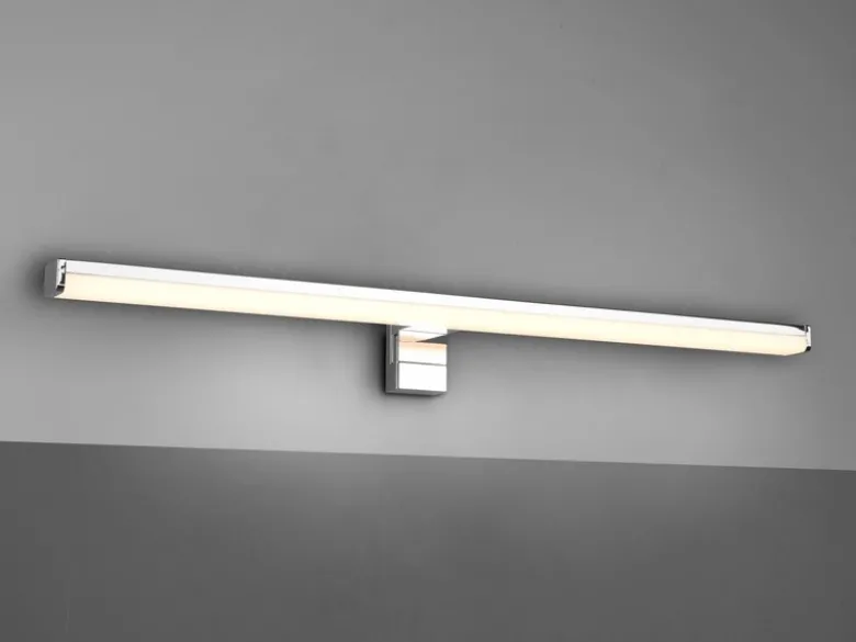 LED Badezimmer Wandleuchte LINO in Chrom - Spiegelleuchte, Breite 60cm