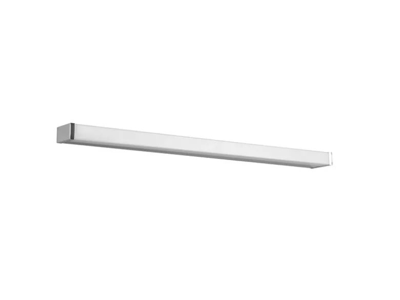 LED Badezimmer Wandleuchten 2er Set in Chrom - Spiegelleuchten, Breite 80cm
