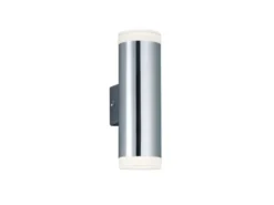 LED Badezimmer Wandleuchte RAY Up and Down in Chrom - Spiegelleuchte, H:17cm