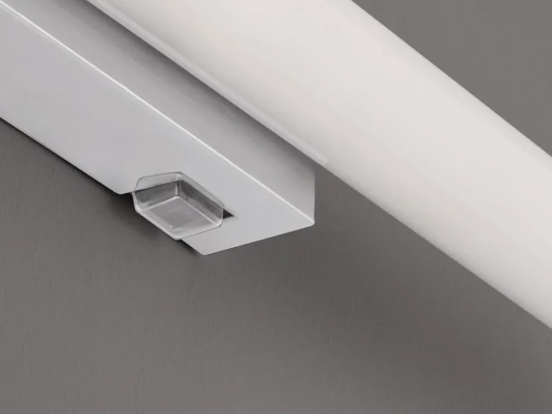 LED Bad Wandleuchte MATTIMO mit Schalter Chrom - Spiegelleuchte, Breite 40cm