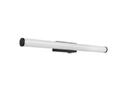 LED Bad Wandleuchte MATTIMO mit Schalter Schwarz - Spiegelleuchte, Breite 60cm