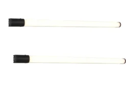 LED Bad Wandleuchten 2er Set mit Steckdose Schwarz - Spiegelleuchten, B: 119cm