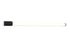 LED Bad Wandleuchte PIERA mit Steckdose Schwarz - Spiegelleuchte, Breite 119cm