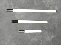 LED Bad Wandleuchte PIERA mit Steckdose Chrom 41,5cm - Spiegelleuchte