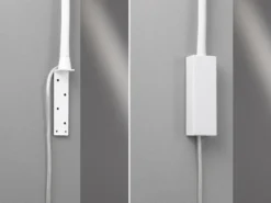 LED Bettlampe STEN Weiß mit Kabel und Stecker, Gestensteuerung, Breite 4cm