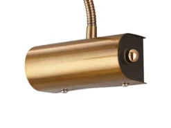 LED Bilderleuchte im 2er Set in Altmessing mit Flexarm & Drehdimmer