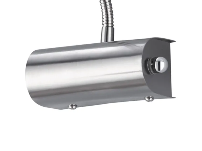 LED Bilderleuchte im 2er Set in Silber matt mit Flexarm & Drehdimmer