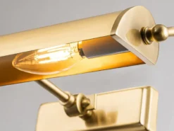 LED Bilderleuchte in Altmessing, verstellbar, Breite 44,5cm