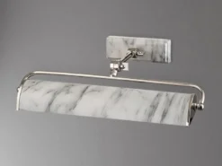 LED Bilderleuchte in Marmoroptik, verstellbar, Breite 44,5cm