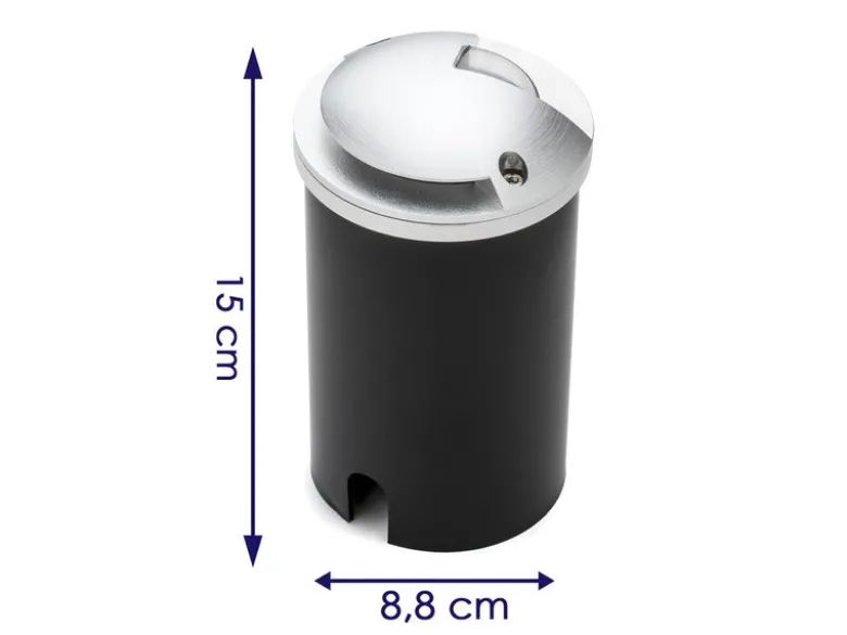 LED Bodeneinbaustrahler, Ø 8,8 cm, 200Lm, IP65, belastbar bis 500kg