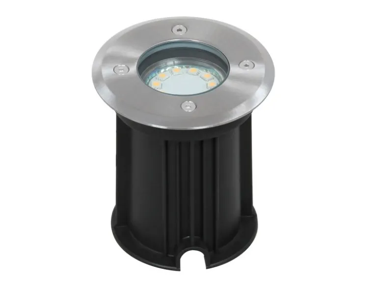 LED Bodeneinbaustrahler für Außen, rund, belastbar bis zu 800 kg