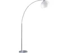 LED Bogenleuchte mit großer Ausladung, Kopf schwenkbar - 180cm hoch