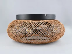 LED Boho Deckenleuchte mit Ventilator und Fernbedienung, Ø 50cm