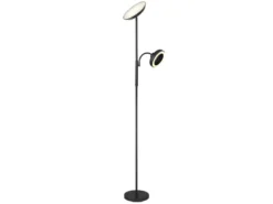 LED Deckenfluter DAVYD dimmbar mit Lesearm & Ventilator, Höhe 178cm