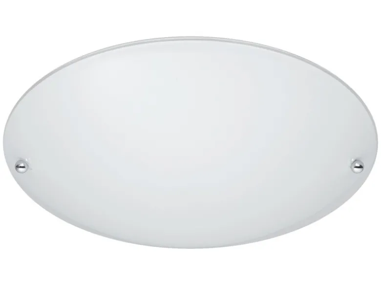 LED Deckenlampe mit Glas Lampenschirm Weiß matt, Ø 25cm