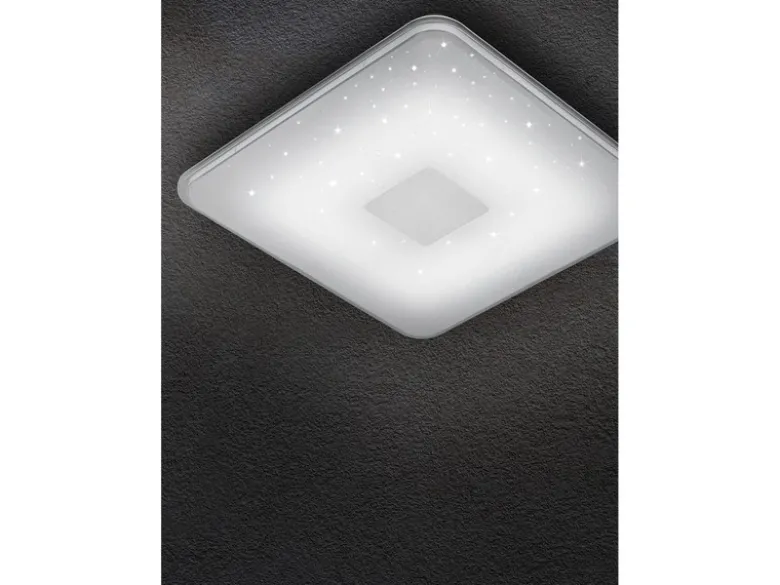 LED Deckenlampe SAMURAI mit Tageslicht, Fernbedienung & Sternenhimmel 42 x 42cm