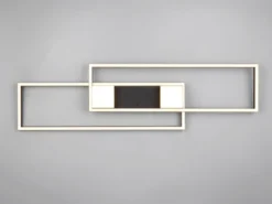 LED Deckenleuchte ALBANY Schwarz mit Fernbedienung dimmbar, Breite 100cm