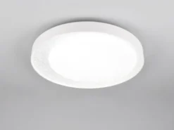 LED Deckenleuchte ALETA Weiß mit Fernbedienung dimmbar & Tageslicht, Ø 45cm