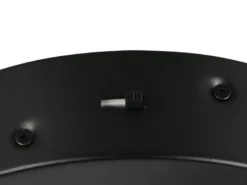 LED Deckenleuchte AMADOR Metall Schwarz, dimmbar & Lichtfarbe einstellbar Ø 45cm