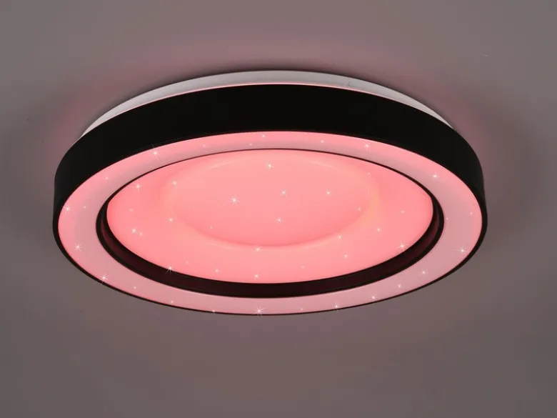LED Deckenleuchte ARCO mit Fernbedienung & RGB Farbwechsler, Ø 49cm