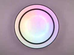 LED Deckenleuchte ARCO mit Fernbedienung & RGB Farbwechsler, Ø 49cm