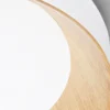 LED Deckenleuchte ARKA Weiß mit Holzoptik & 3 Lichtfarben, Ø 40cm
