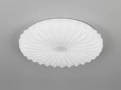 LED Deckenleuchte ATARIS flach mit Fernbedienung Weiß, Ø 38cm